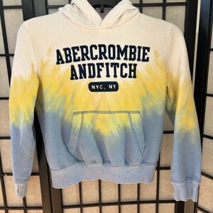 Abercrombie Kids Yellow and Blue Hoodie
